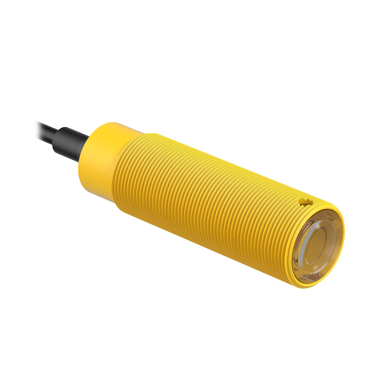 Banner Engineering Photoelectric Sensor; Opposed - Emitter; 30mm Barrel; 150m Range; 12-240VAC / 10-30VDC; 10 ft. Potted Cable